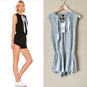 Bobi Lace Up Romper